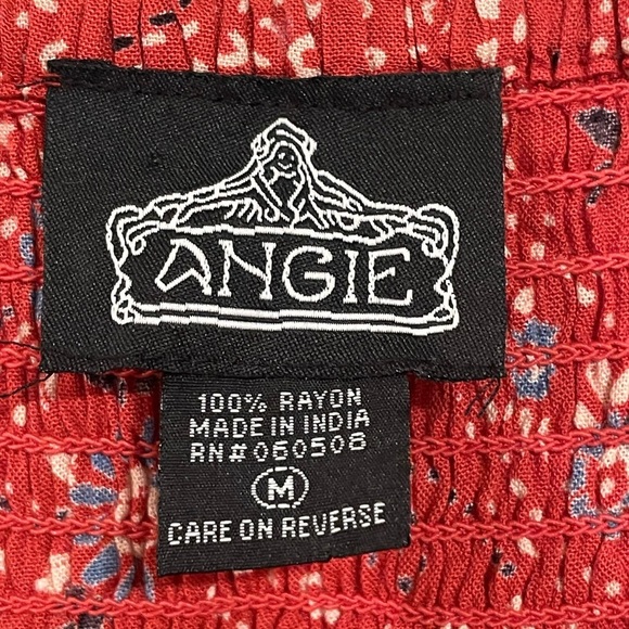 Angie Red Floral Mini Dress - Picture 7 of 13